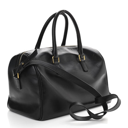 Saint Laurent Calfskin Classic Duffle 6 Black 3 of 10