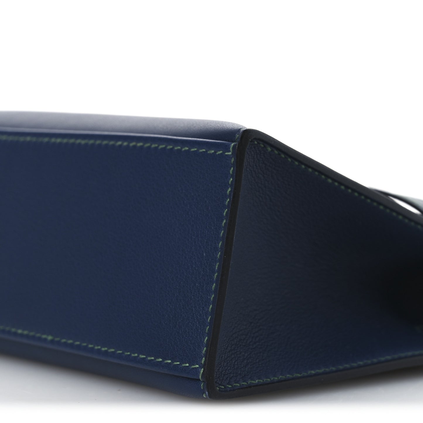 Swift Horseshoe Kelly Pochette Clutch  Bleu Navy Vert Vertigo