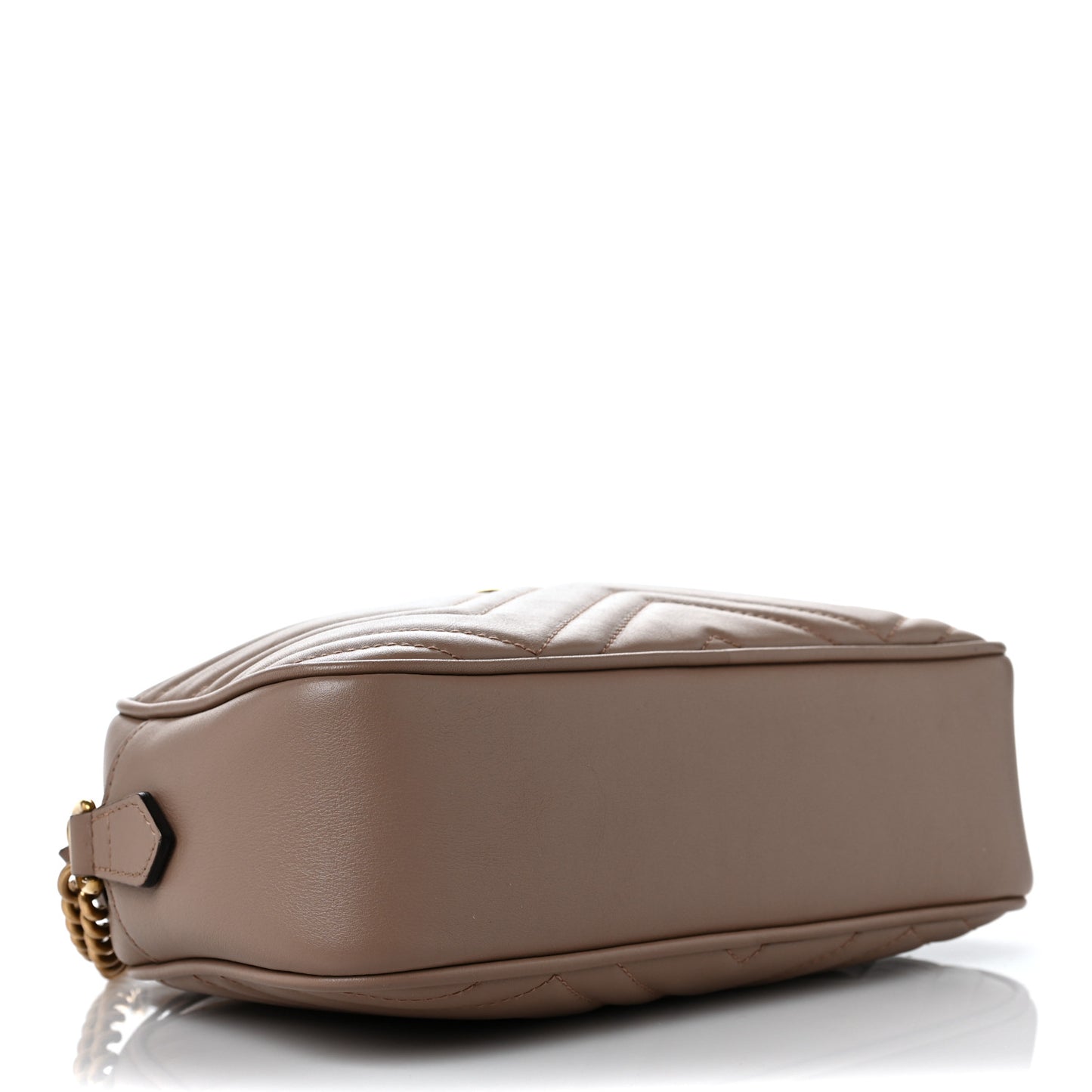 Calfskin Matelasse Small GG Marmont Chain Shoulder Bag Porcelain Rose