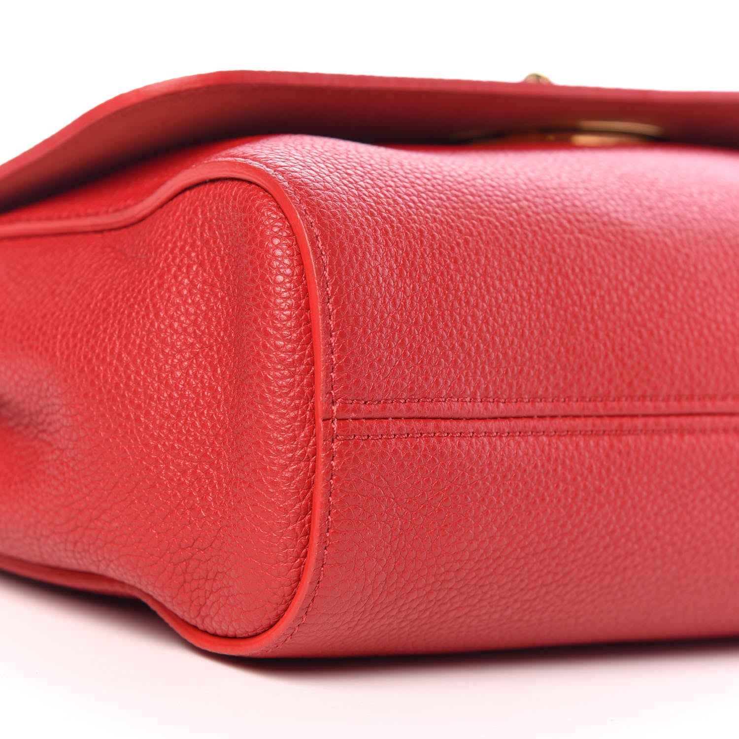 Mulberry Small Classic Grain Calfskin Medium Lily Flap Scarlet 8 of 9