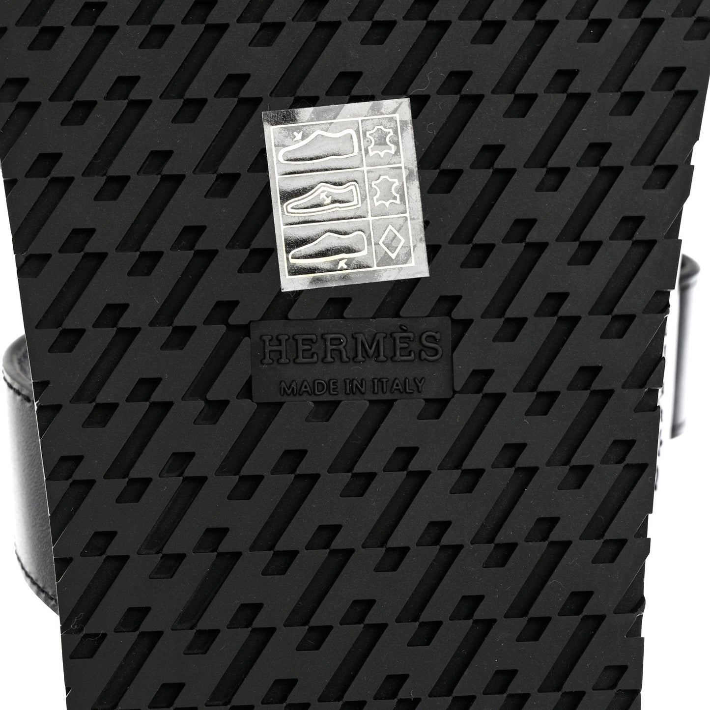 Calfskin Womens Chypre Sandals 36.5 Black