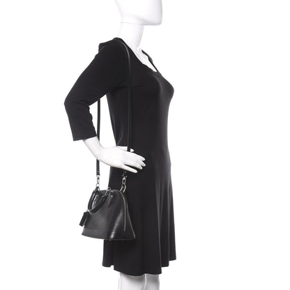 Louis Vuitton Epi Alma BB Black 2 of 8