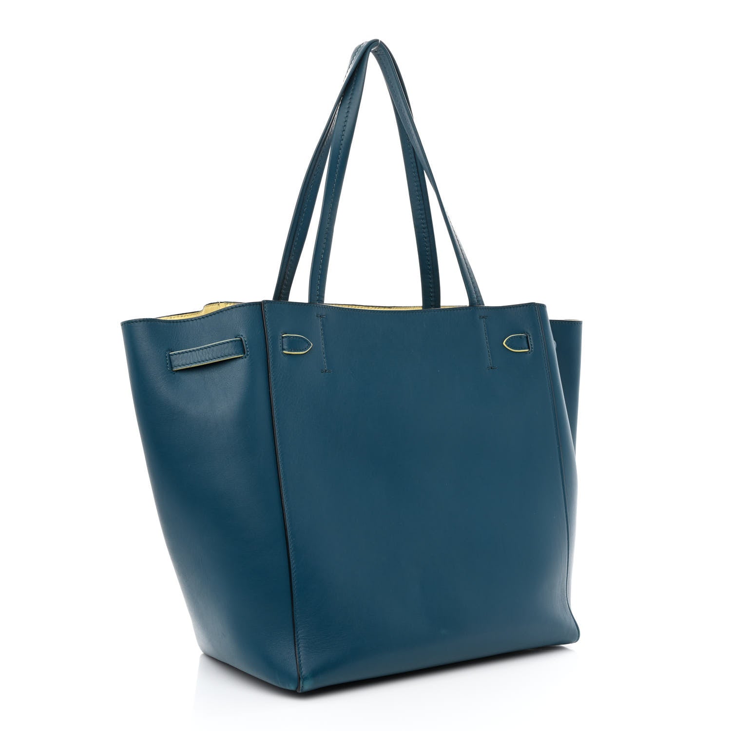 Celine Smooth Calfskin Small Tassel Cabas Phantom Deep Blue 2 of 8