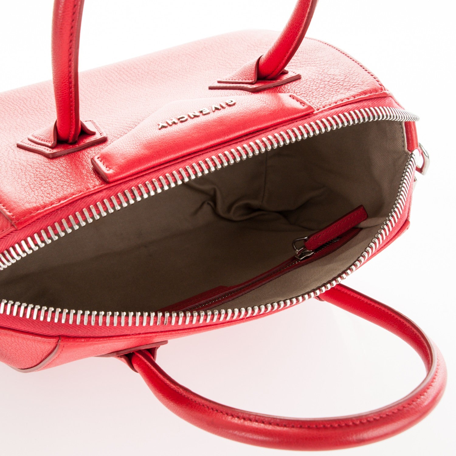 Givenchy Sugar Goatskin Small Antigona Red 5 of 7