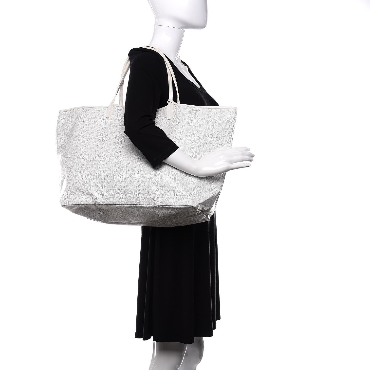 Goyard Goyardine Saint Louis GM White 2 of 11