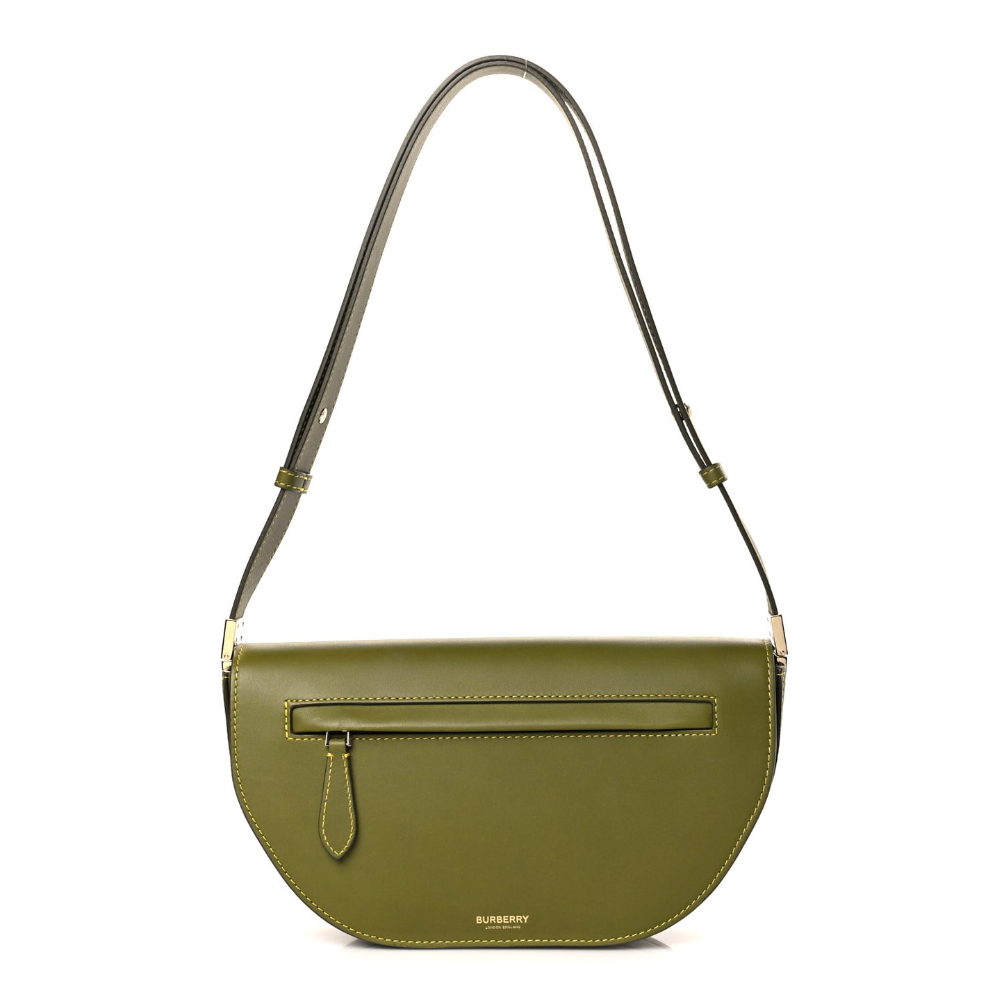 Calfskin Small Olympia Shoulder Bag Dark Fern