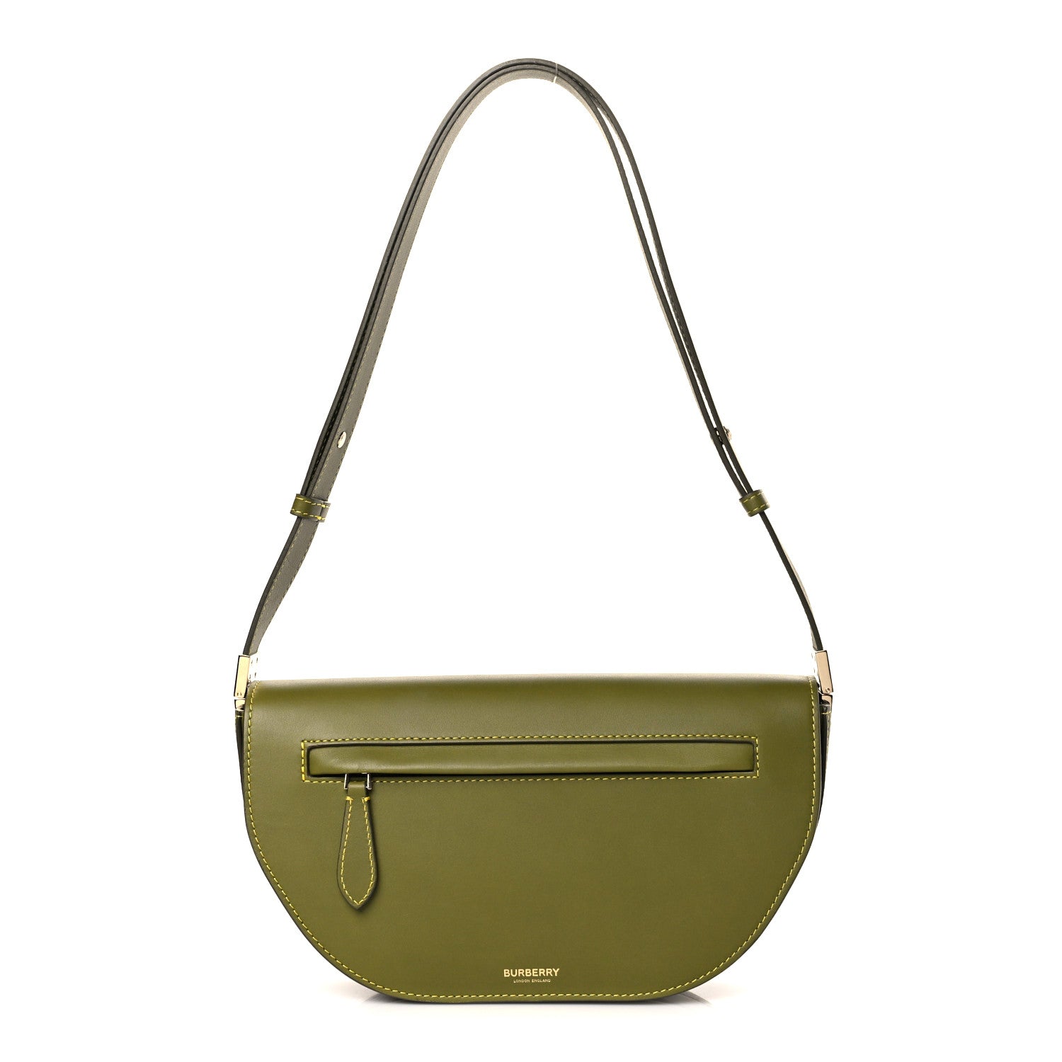Burberry Calfskin Small Olympia Shoulder Bag Dark Fern 1 of 6