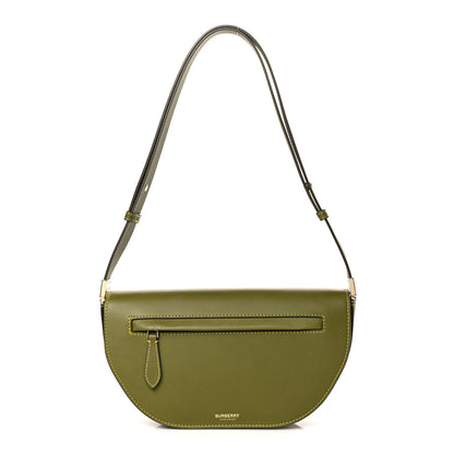 Burberry Calfskin Small Olympia Shoulder Bag Dark Fern 1 of 6
