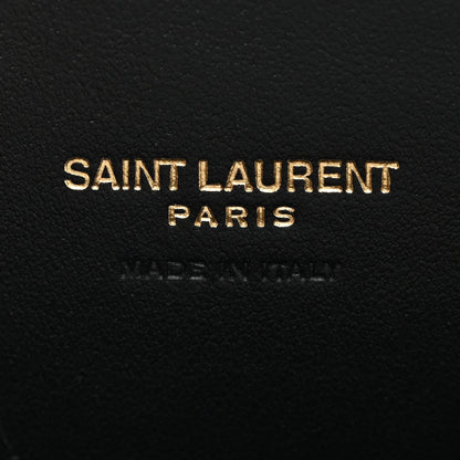 Saint Laurent Calfskin Crocodile Embossed Baby Sac De Jour Black 6 of 11