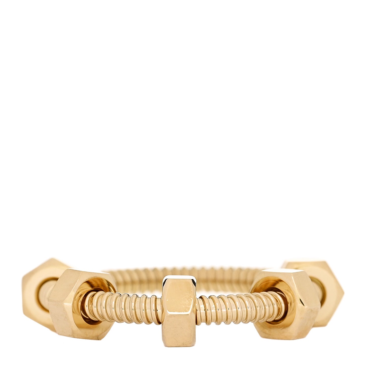 18K Yellow Gold Ecrou De Cartier Ring 54 6.75