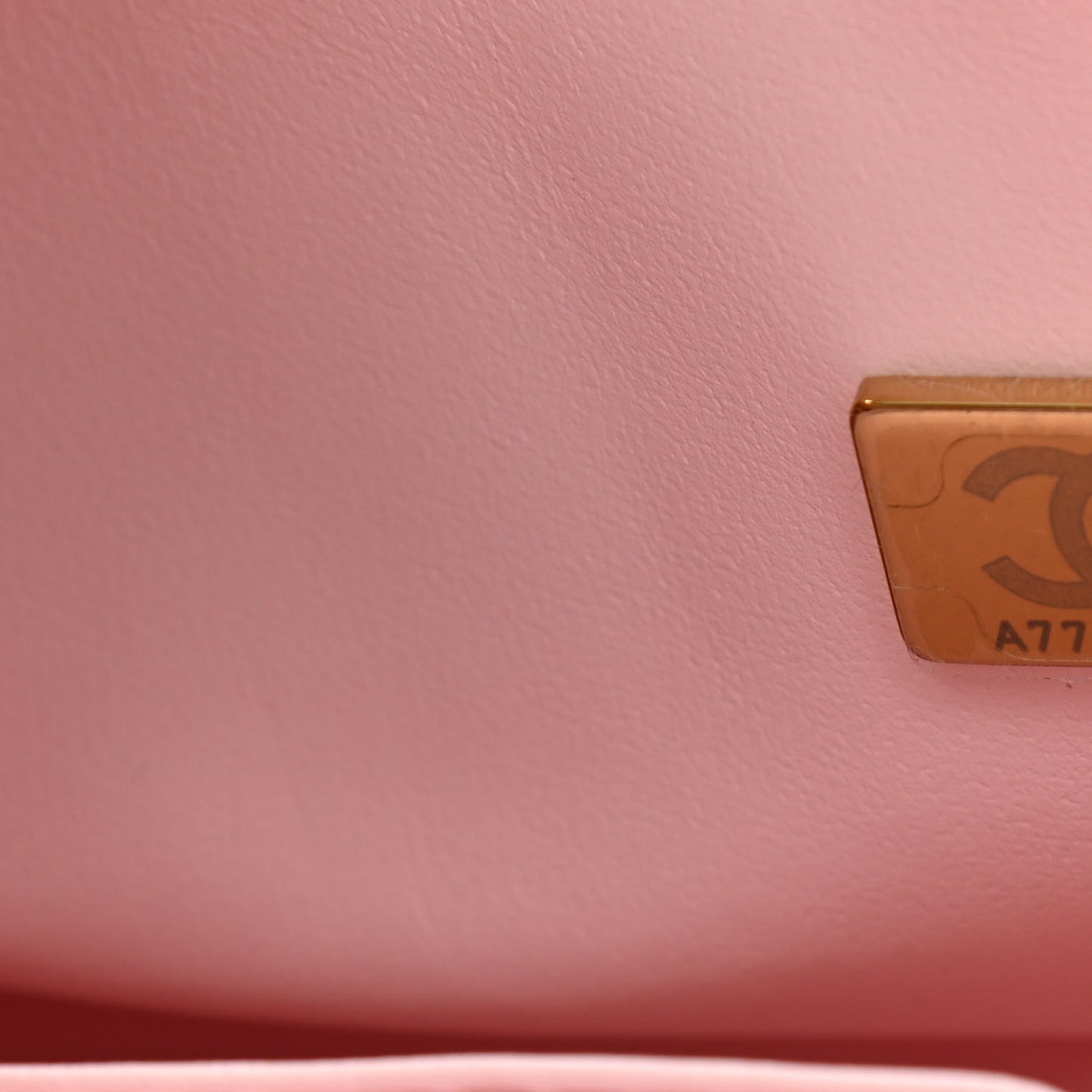 Caviar Quilted Small Double Flap Light Pink