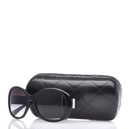Chanel Acetate CC Turnlock Sunglasses 5235-Q Black Beige 7 of 7