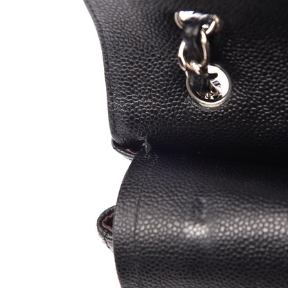 Chanel Caviar Quilted Maxi Double Flap Black 12 of 14