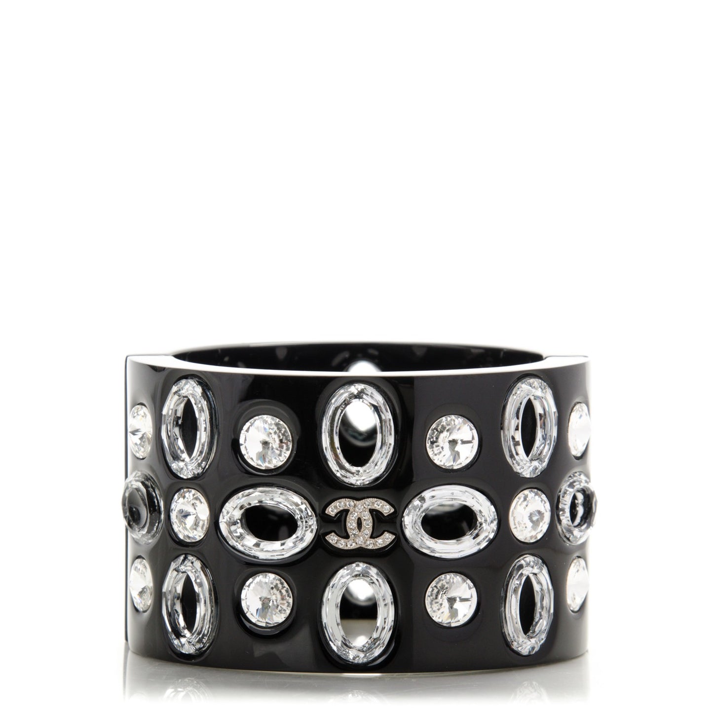 Resin Crystal CC Cuff Black