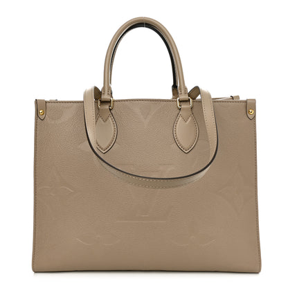 Louis Vuitton LOUIS VUITTON Empreinte Monogram Giant Onthego MM Tourterelle 1 of 9