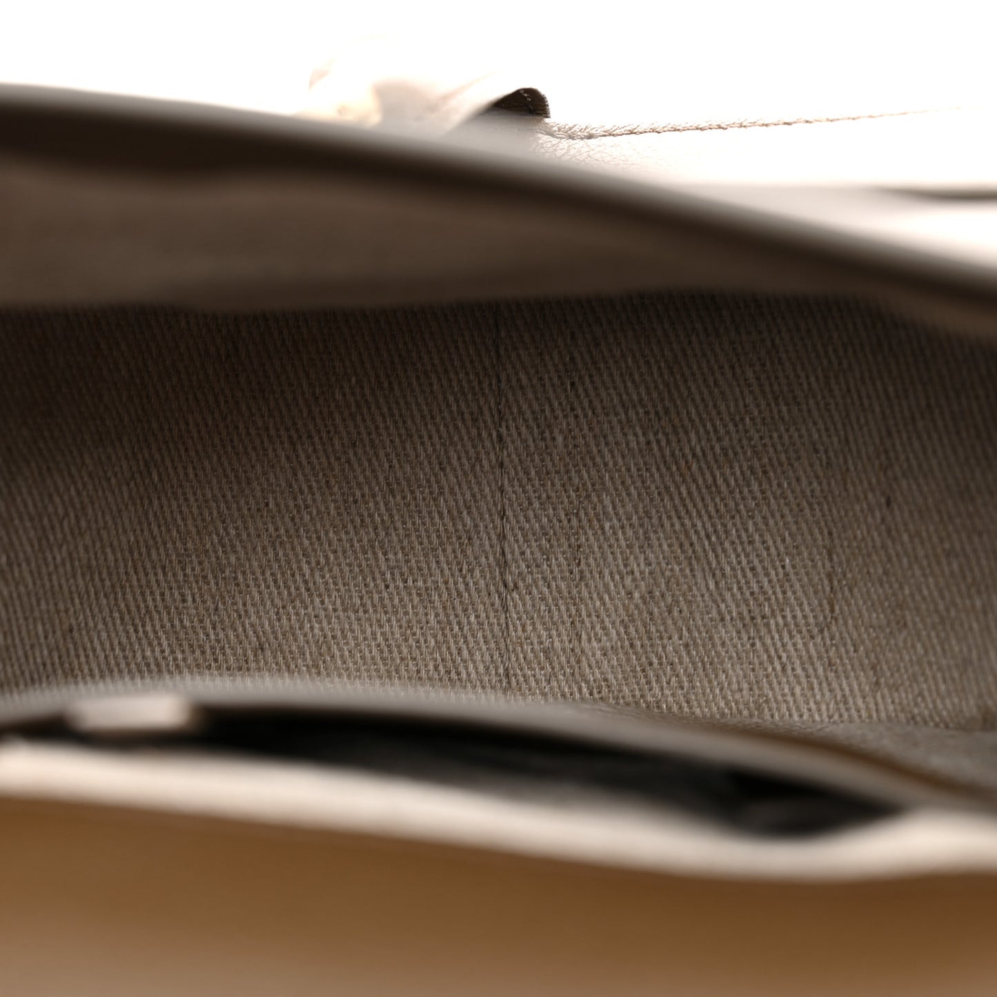 Grained Calfskin Small Marcie Saddle Bag Dark Khaki