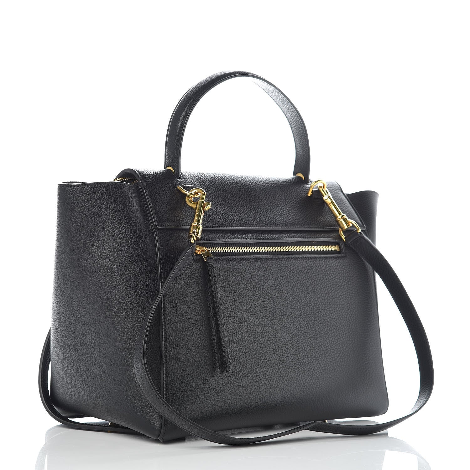 Celine Grained Calfskin Mini Belt Bag Black 4 of 12