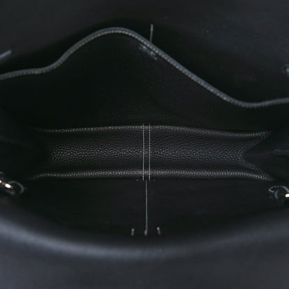Hermes Taurillon Clemence Halzan 31 GM Black 6 of 10