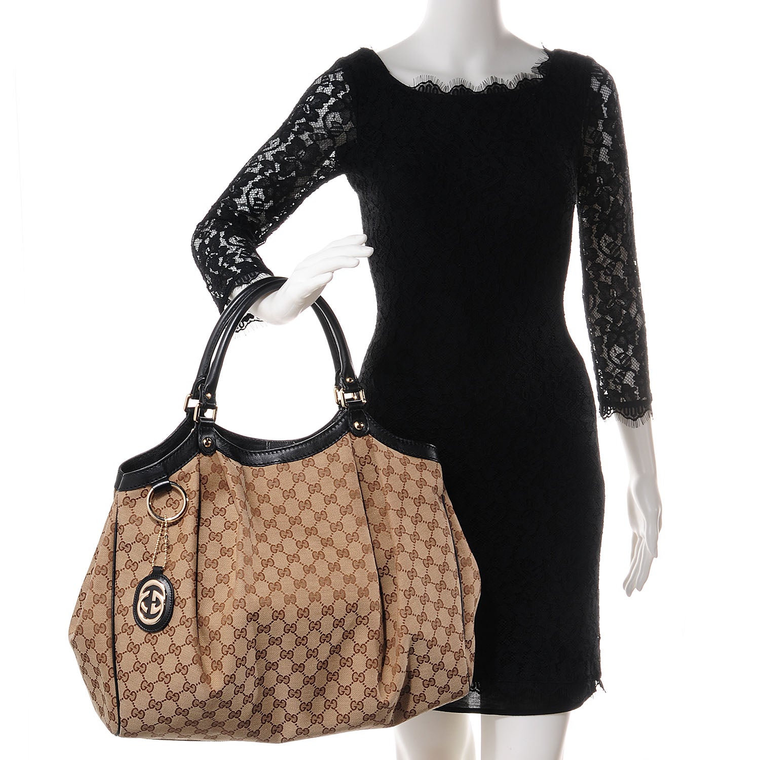 Gucci Monogram Large Sukey Tote Brown 2 of 8