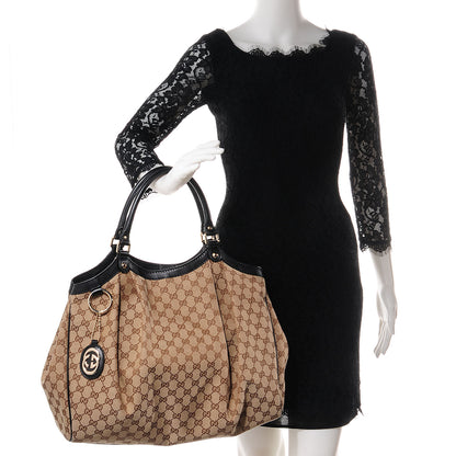 Gucci Monogram Large Sukey Tote Brown 2 of 8