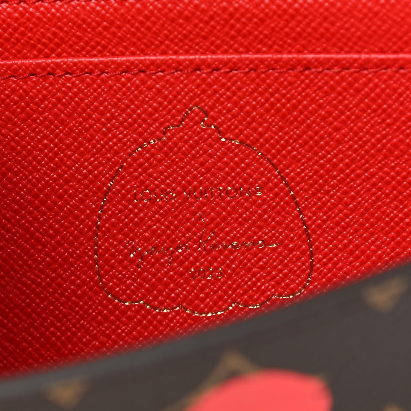X YK Monogram Sarah Wallet