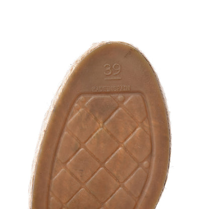 Chanel Lambskin CC Espadrilles 39 Black 8 of 13