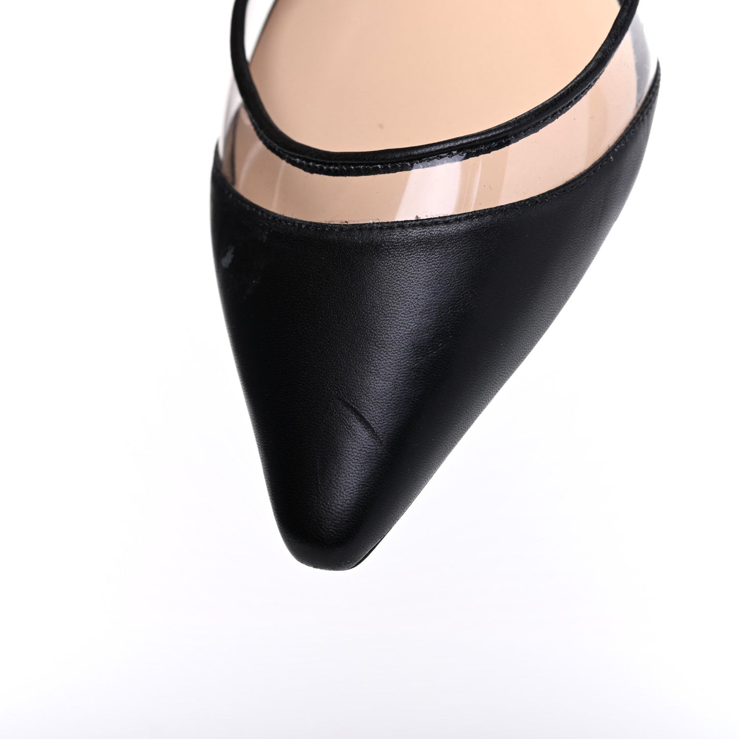 Kid PVC Erin Slingback Flats 39.5 Black