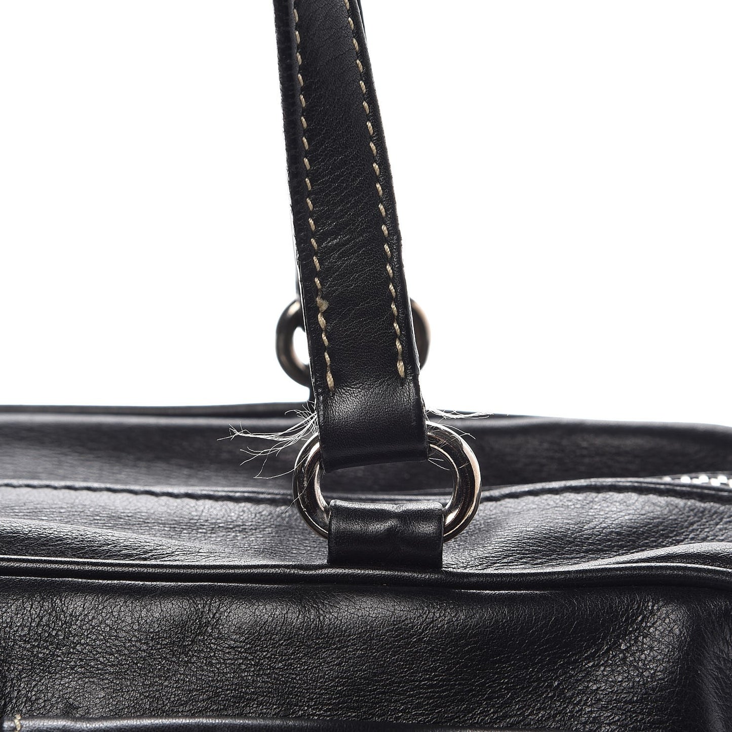 Soft Calfskin Shoulder Bag Black