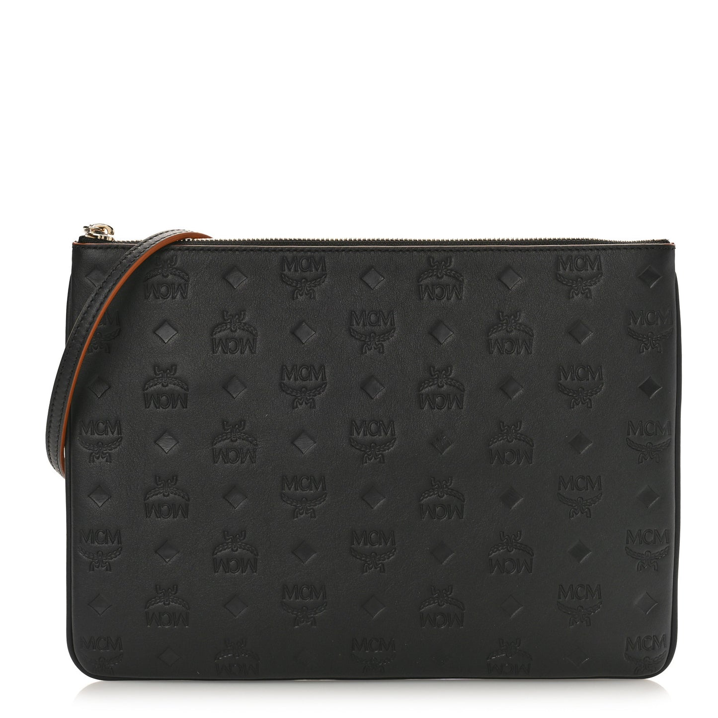 Calfskin Monogram Klara Crossbody Pouch Black