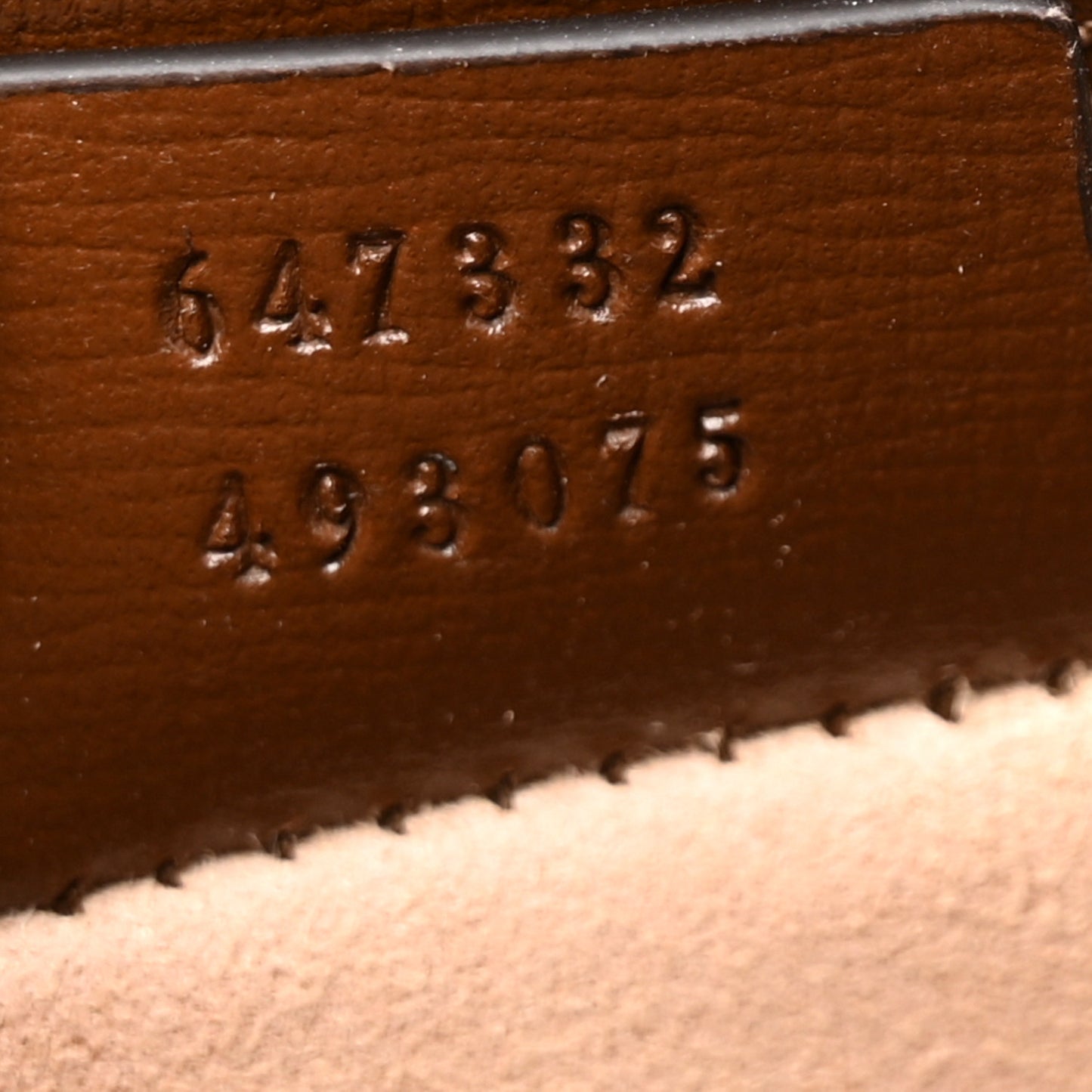 GG Supreme Monogram Large Jackie 1961 Pouch Brown