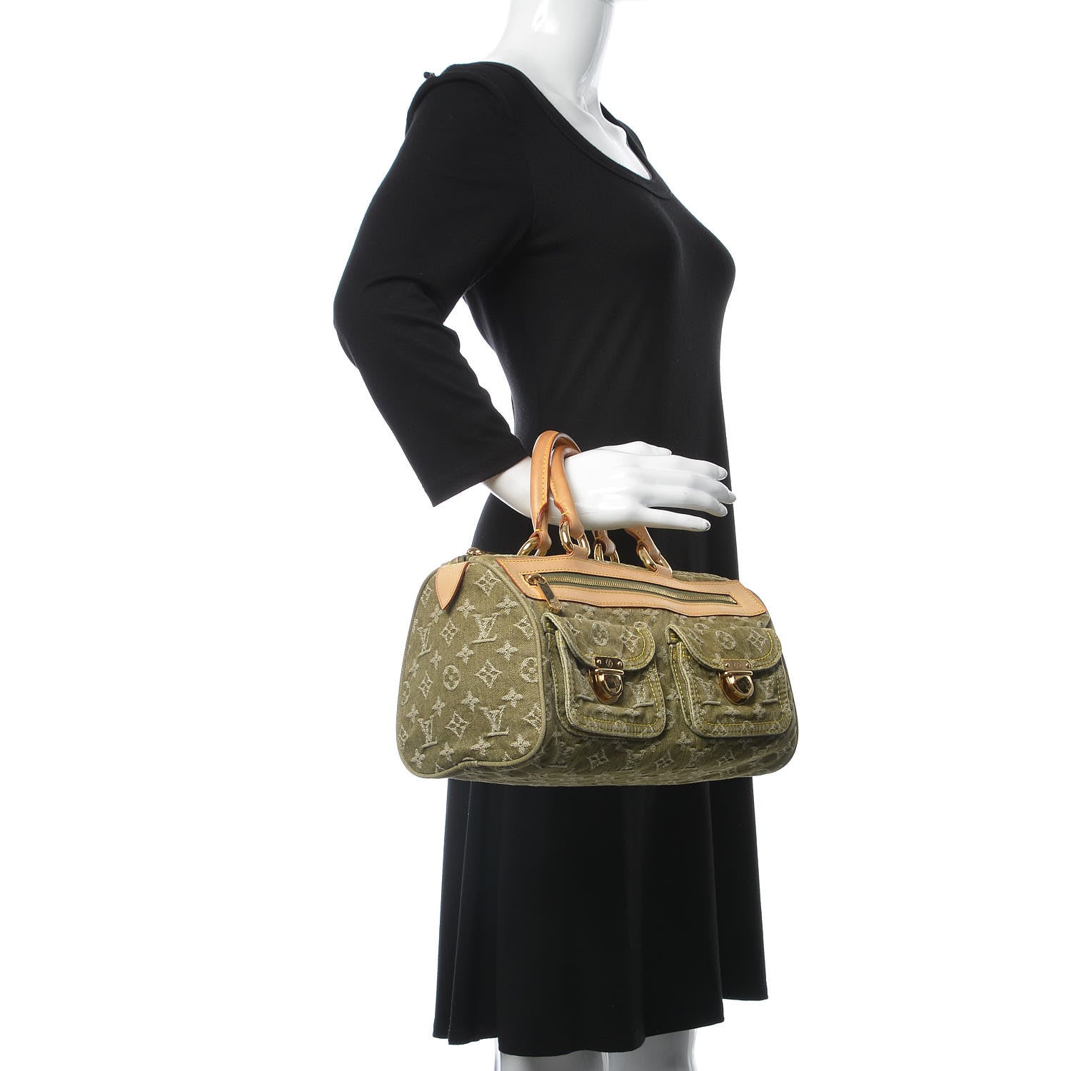 Louis Vuitton Monogram Denim Neo Speedy Lichen 2 of 11