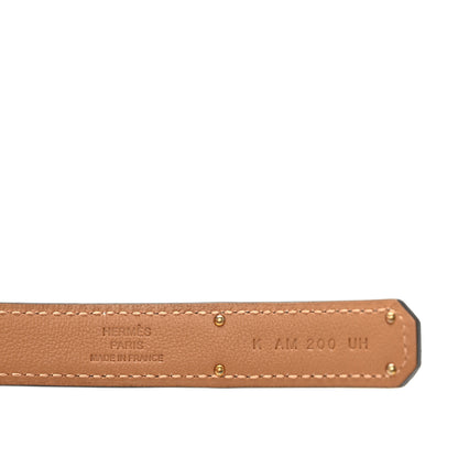 Hermes Epsom Kelly Belt Gold 3 of 4