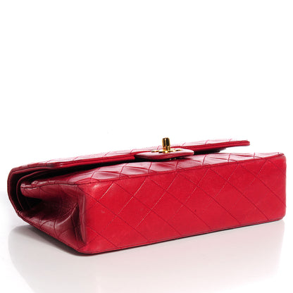Chanel Lambskin Quilted Medium Double Flap Red 4 of 11