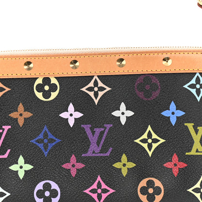 Louis Vuitton Monogram Multicolor Pochette Accessories Black 7 of 10