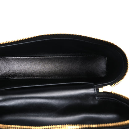 Bottega Veneta Calfskin Intrecciato Bang Bang Vanity Case Black 5 of 11