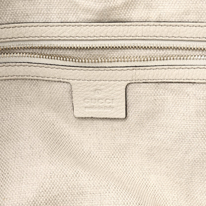 Gucci Pebbled Calfskin Large Soho Shoulder Bag Off White 6 of 12