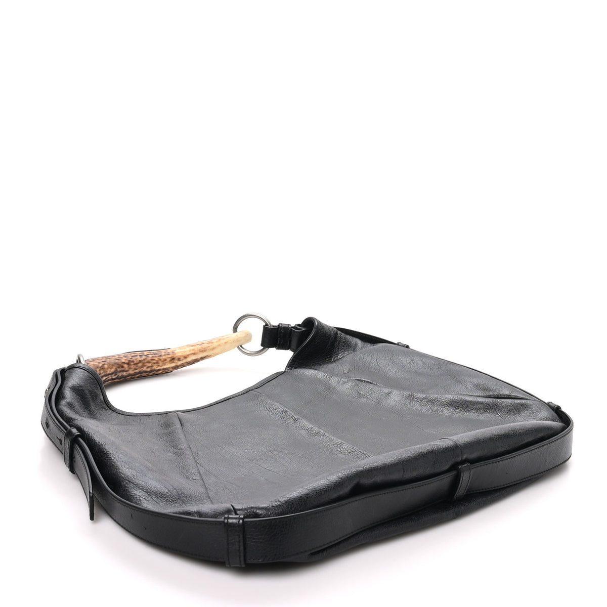 Buffalo Horn Mombasa Hobo Black