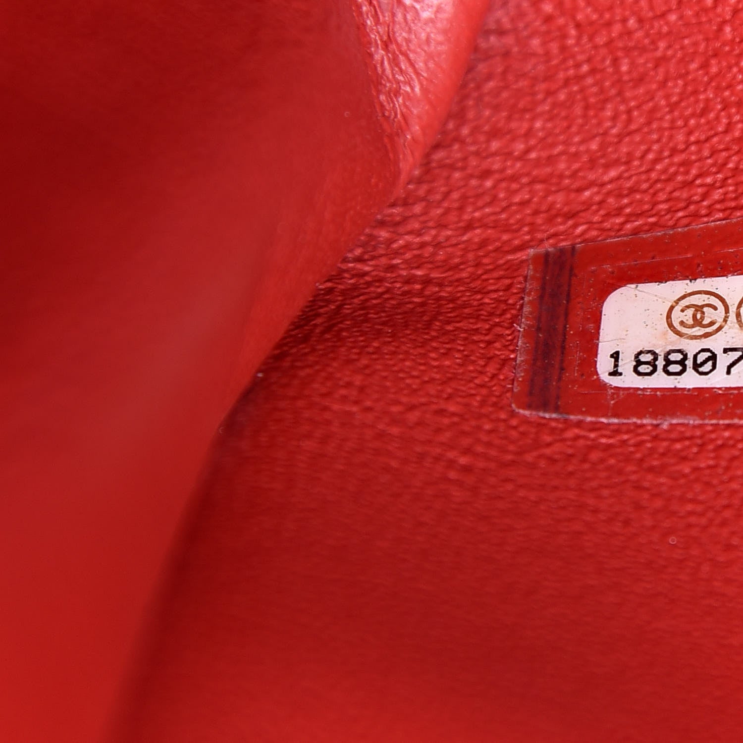 Chanel Caviar Quilted Clutch With Chain Flap Red 7 of 9