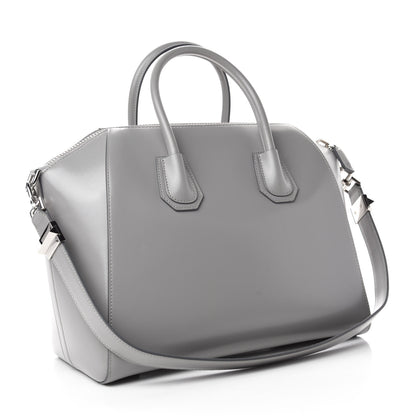 Givenchy Shiny Lord Calfskin Medium Antigona Pearl Grey 3 of 10