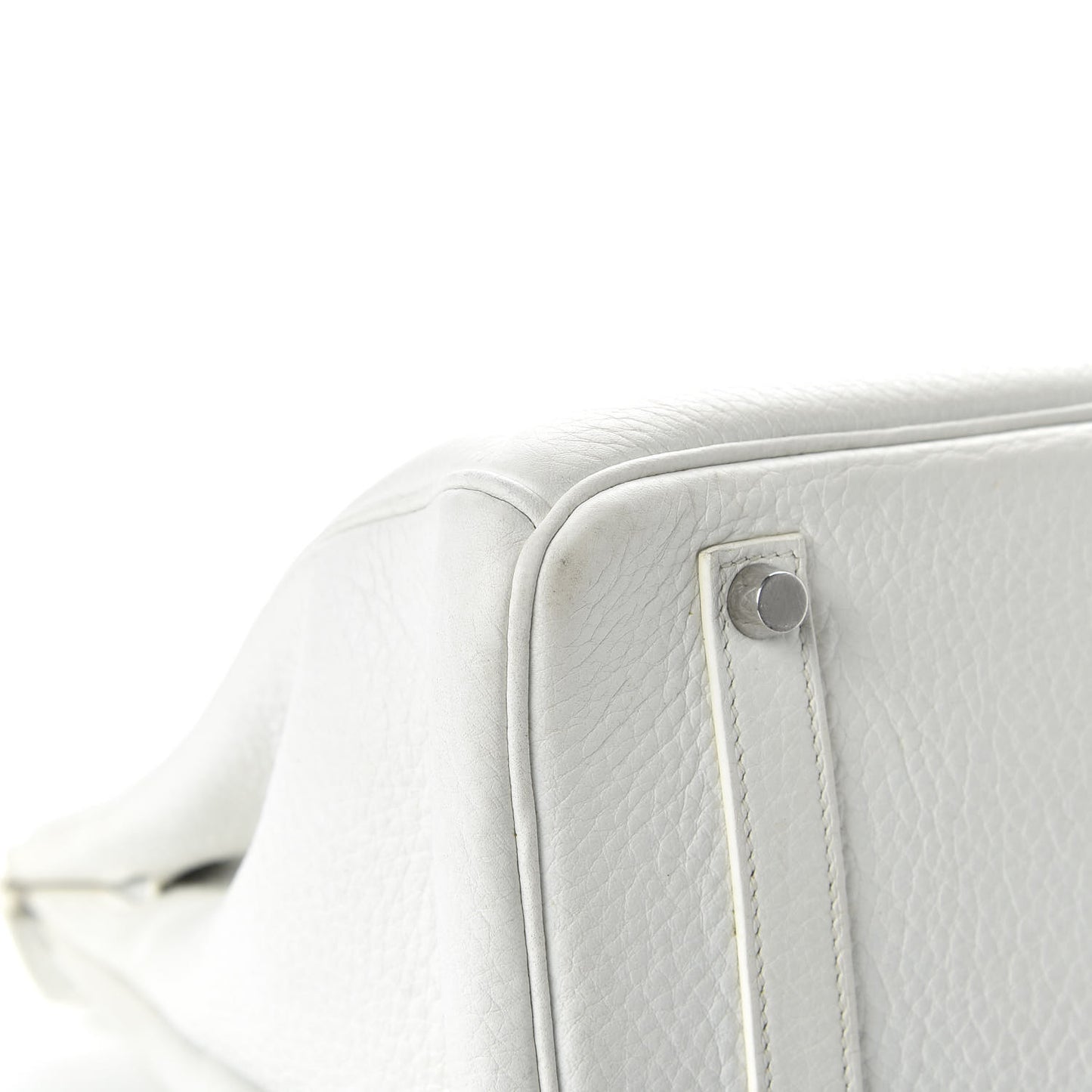 Taurillon Clemence Birkin 35 White