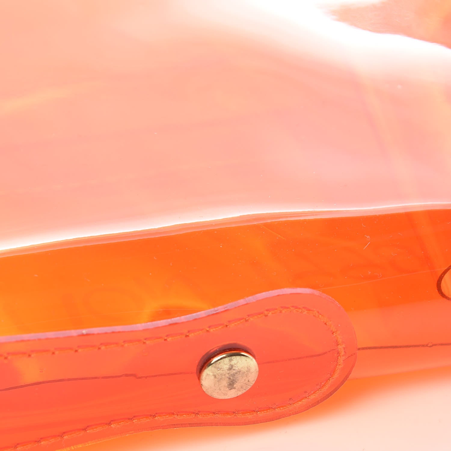 Hermes Vinyl Souvenir De L'Exposition Kelly Orange 10 of 14