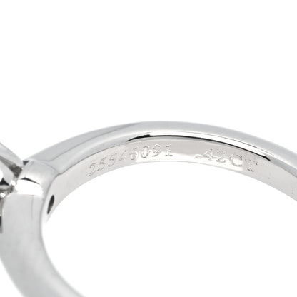 Tiffany Platinum Diamond .42ct Solitaire Engagement Ring 47 4 6 of 6