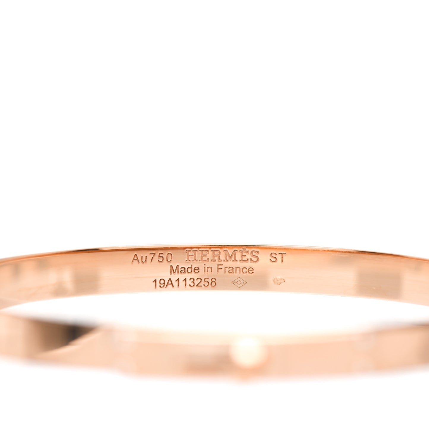 18K Rose Gold Diamond PM Kelly Bracelet ST