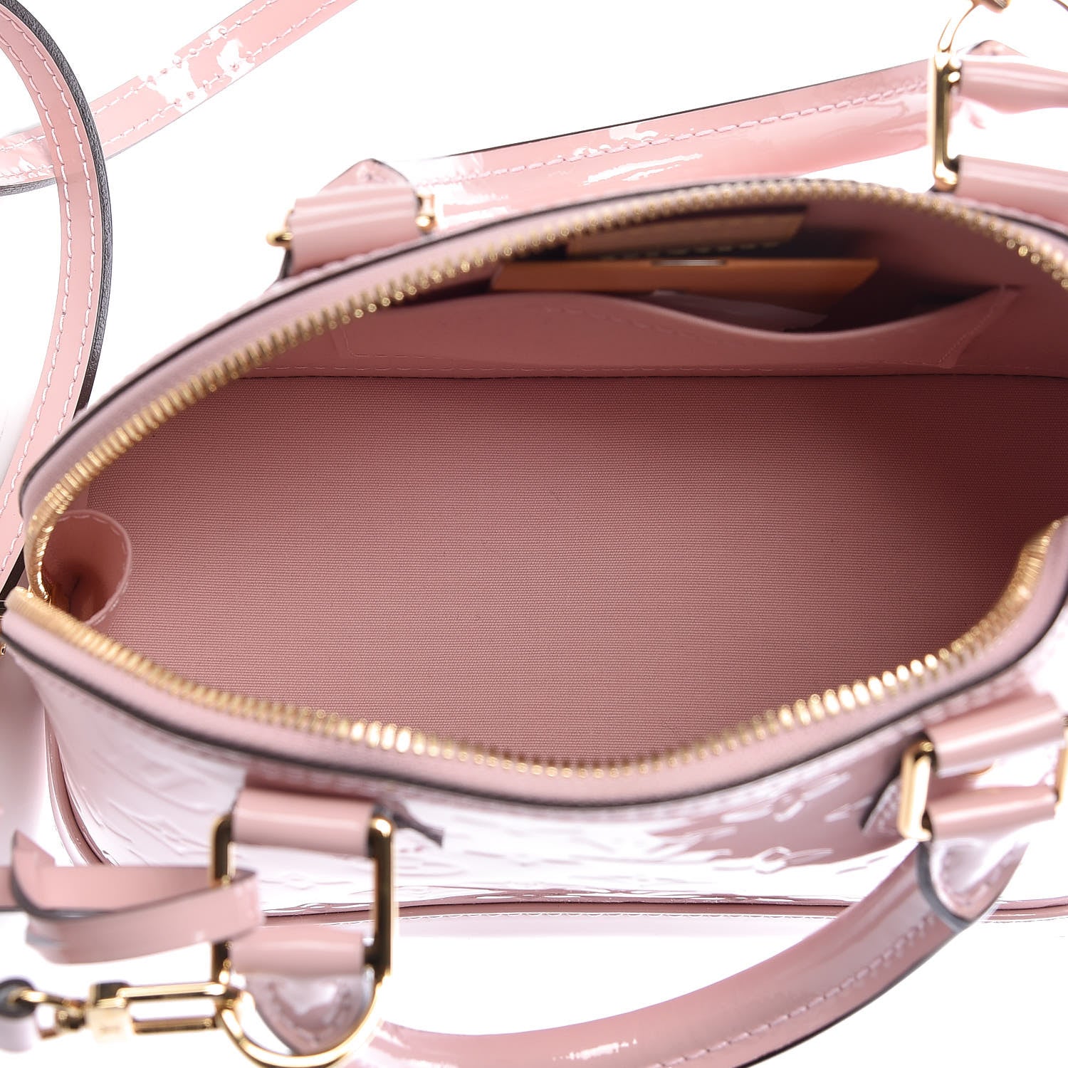 Louis Vuitton Vernis Alma BB Rose Ballerine 5 of 9