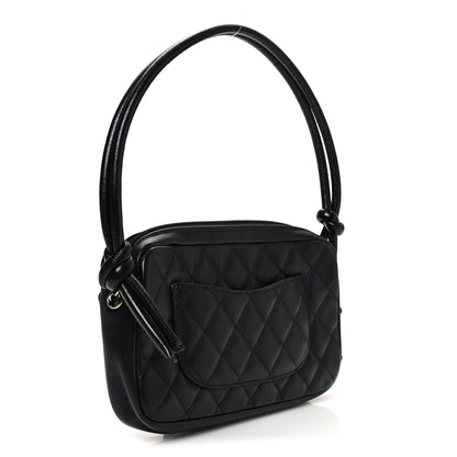 Chanel Calfskin Quilted Cambon Pochette Black 4 of 12