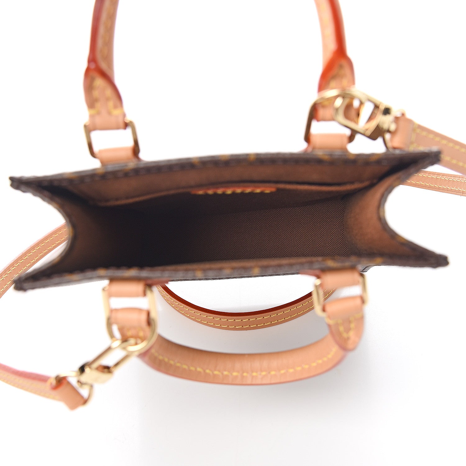 Louis Vuitton Monogram Petit Sac Plat 4 of 10