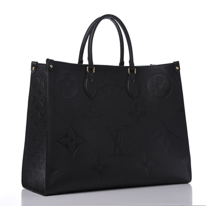 Louis Vuitton Empreinte Monogram Giant Onthego GM Black 3 of 10