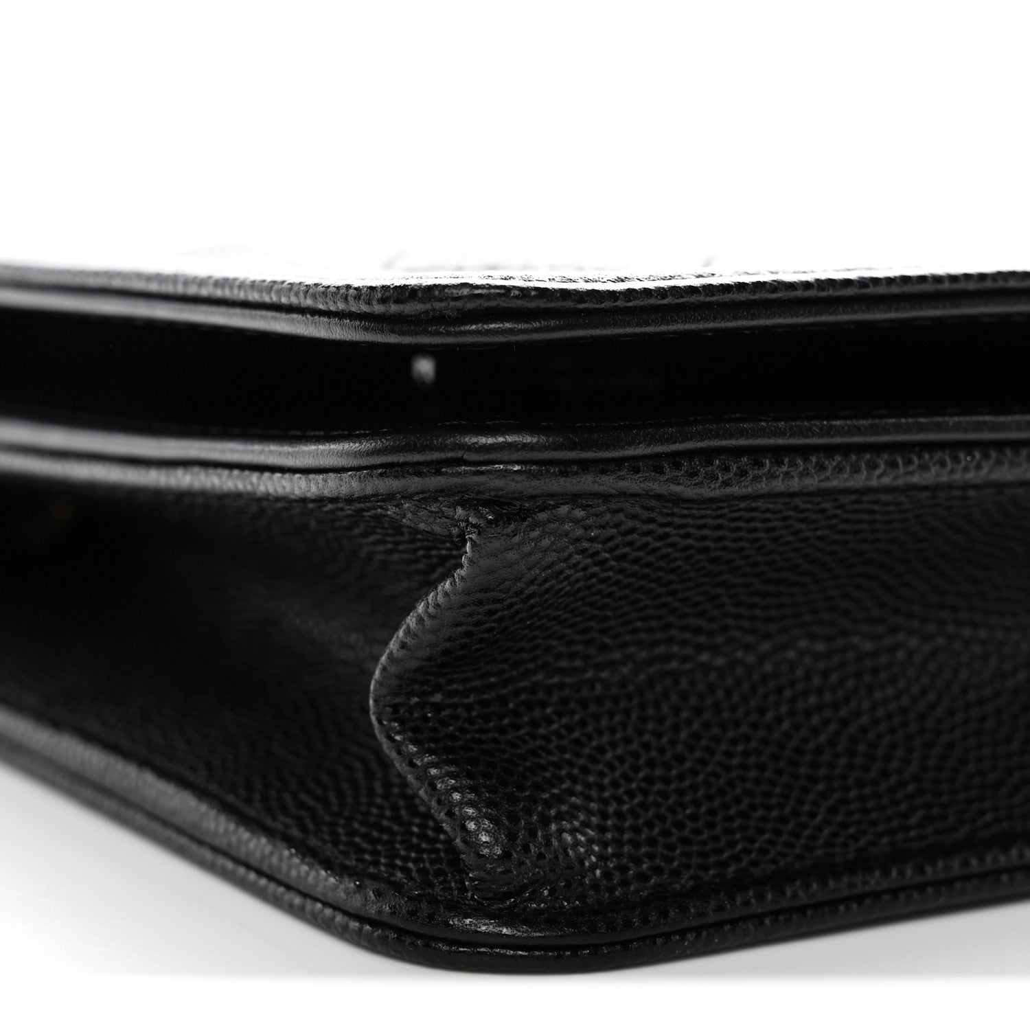 Chanel Caviar Quilted Boy Wallet On Chain WOC Black 31 of 43