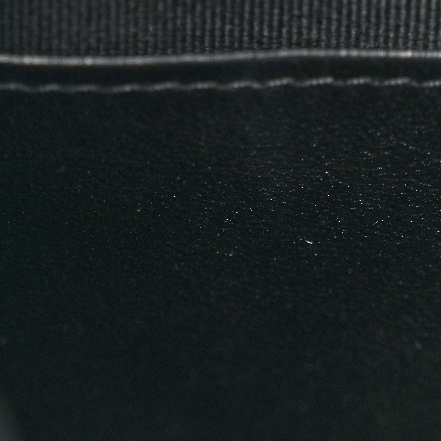 Shiny Crumpled Lambskin Quilted Small Preppy Pocket Clutch With Chain Black