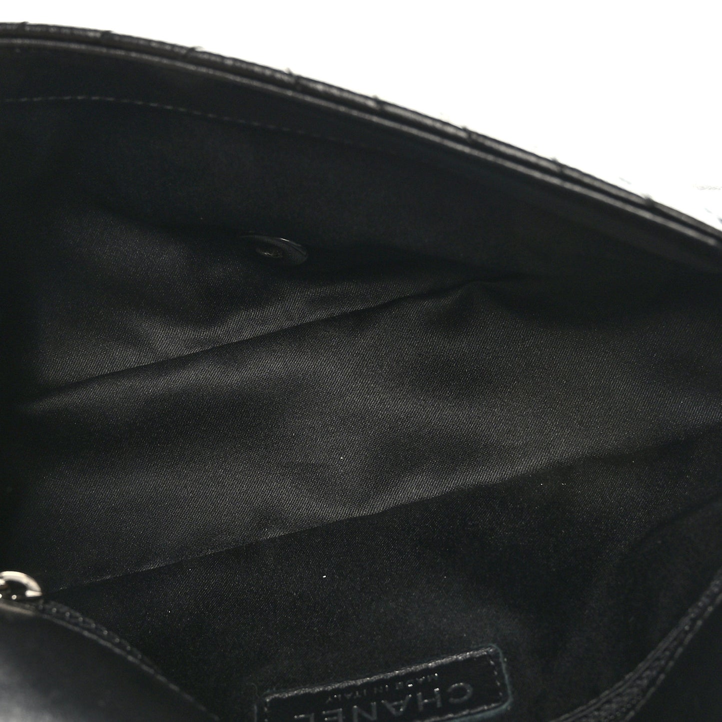 Lambskin Small CC Crossing Flap Black